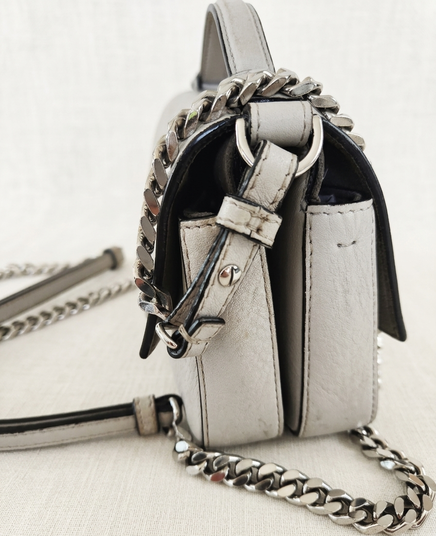 Fendi Baguette Monster Leather Crossbody Bag