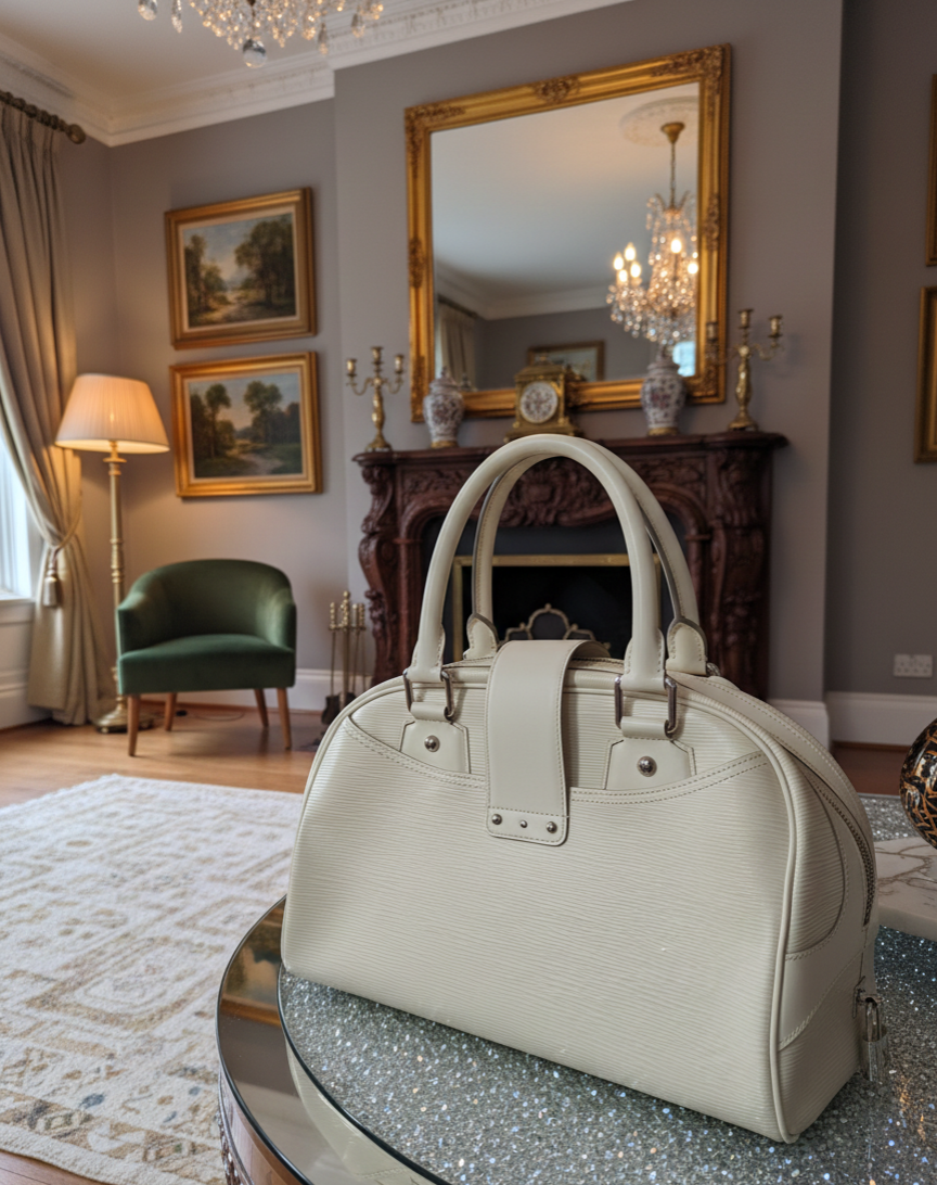 Louis Vuitton Vintage Montaigne Leather HandBag