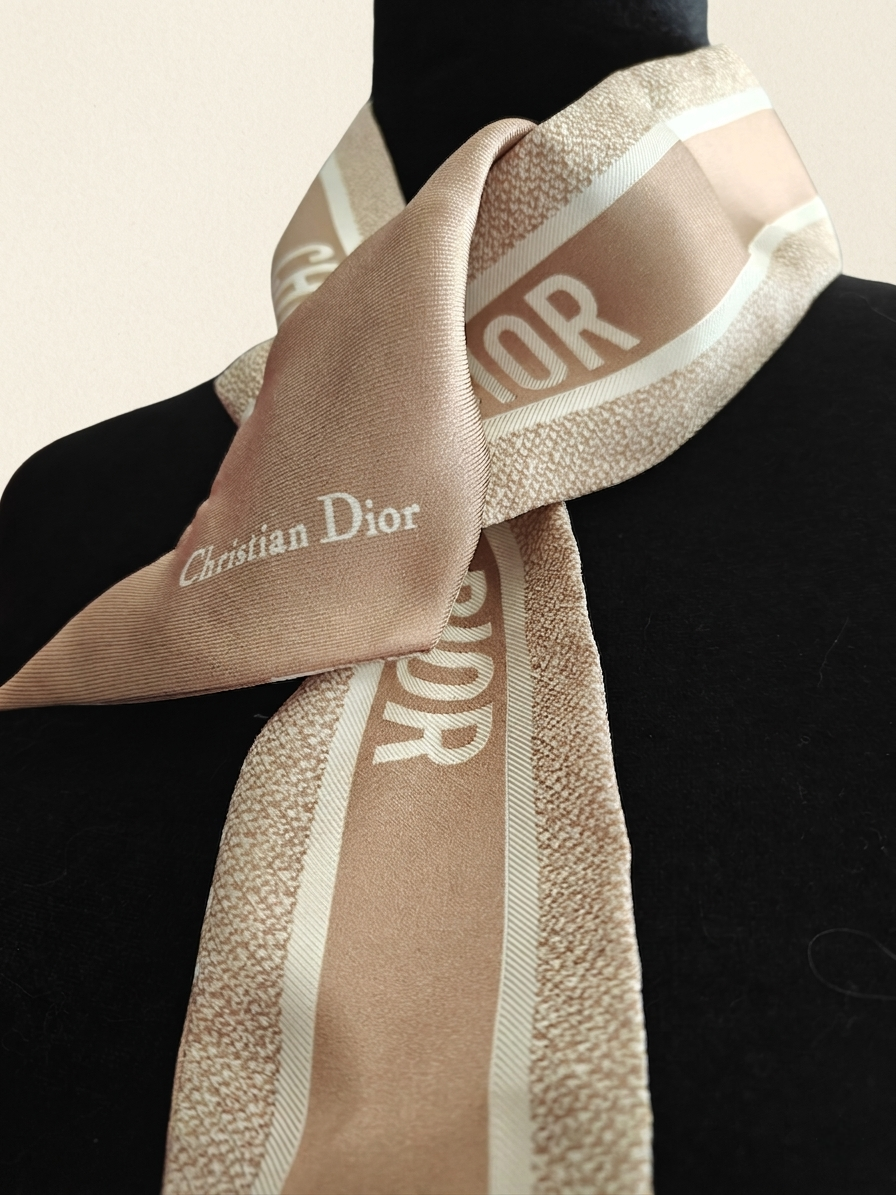Dior Mitzah Oblique Silk Neckerchief