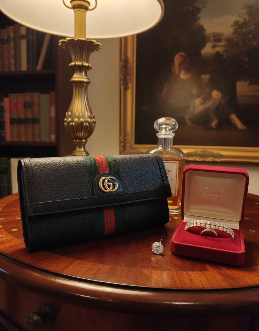Gucci Ophidia leather wallet