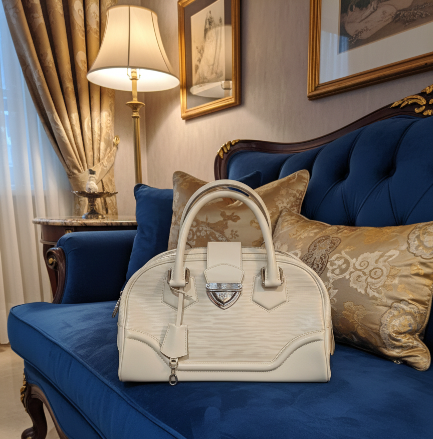 Louis Vuitton Vintage Montaigne Leather HandBag